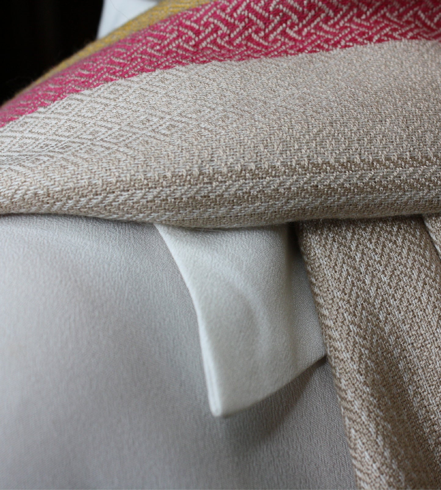 Pashminas de baby alpaca, bambú y seda