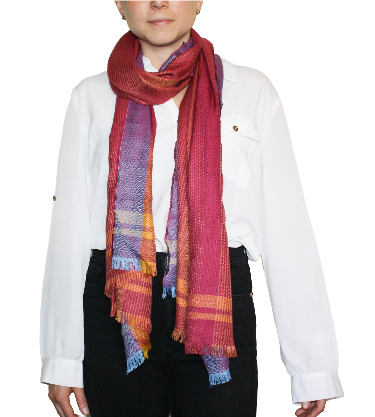 Pashminas de baby alpaca, bambú y seda