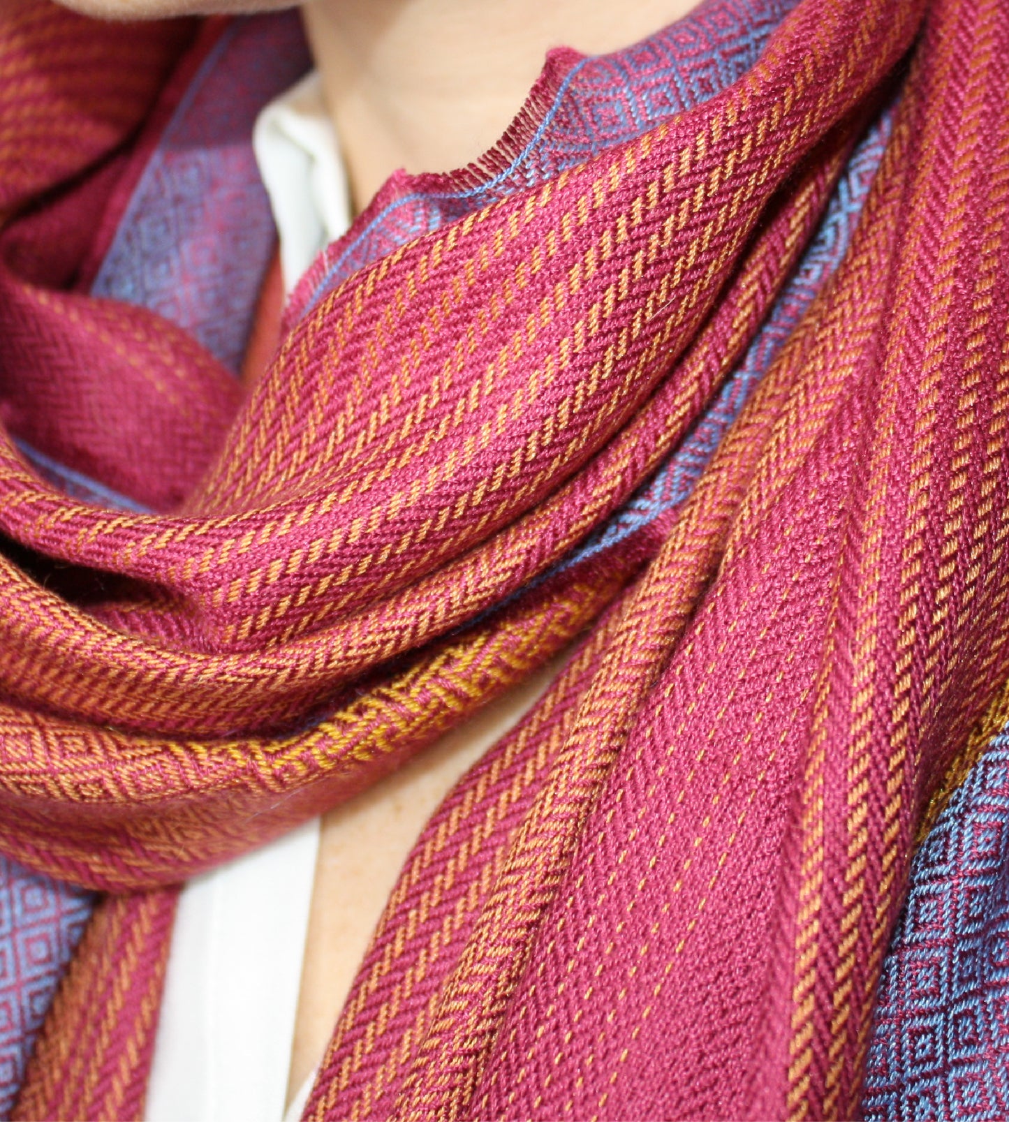 Pashminas de baby alpaca, bambú y seda