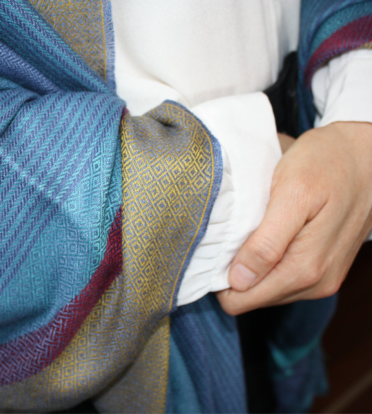 Pashminas de baby alpaca, bambú y seda